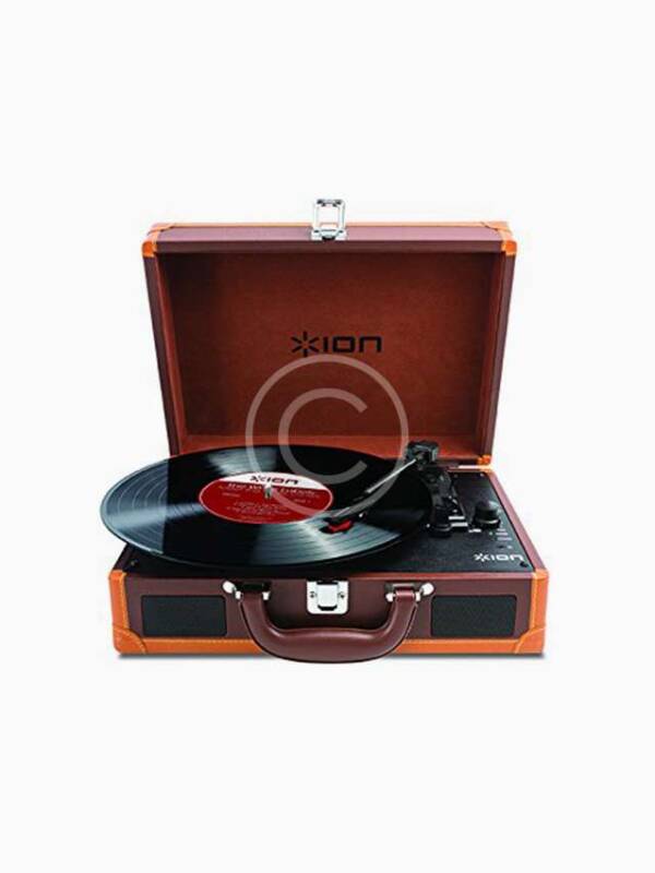 Deluxe 3-Speed Belt Drive Suitcase Turntable